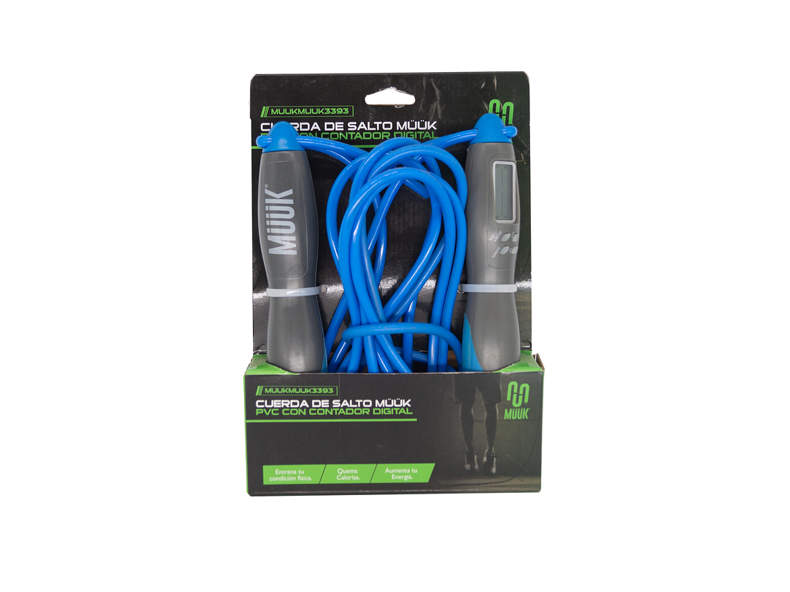 Cuerda De Salto Muuk Pvc Con Contador Digital 4