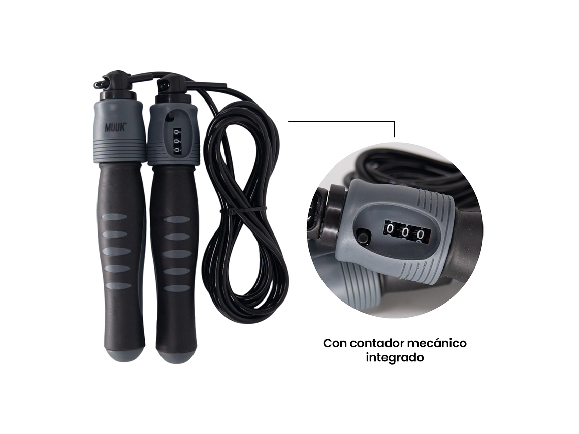 Cuerda De Salto Muuk Con Contador Mecánico 2