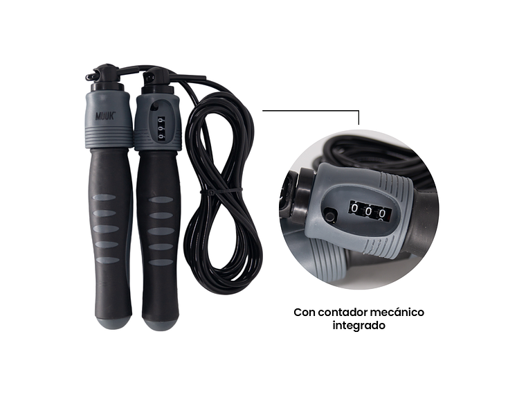 Cuerda De Salto Muuk Con Contador Mecánico 2