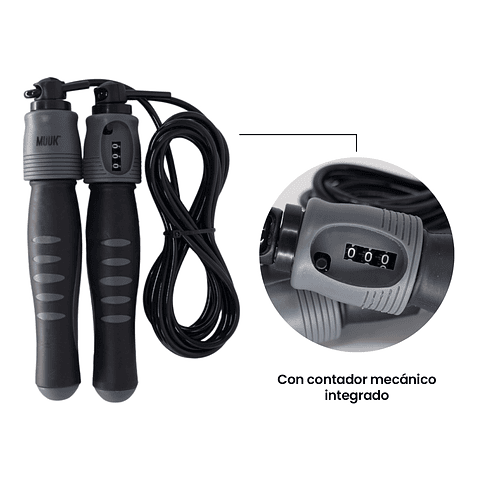 Cuerda De Salto Muuk Con Contador Mecánico