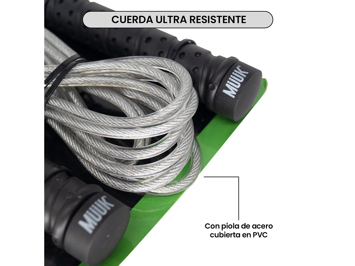 Cuerda De Salto Muuk Con Piola De Acero 2