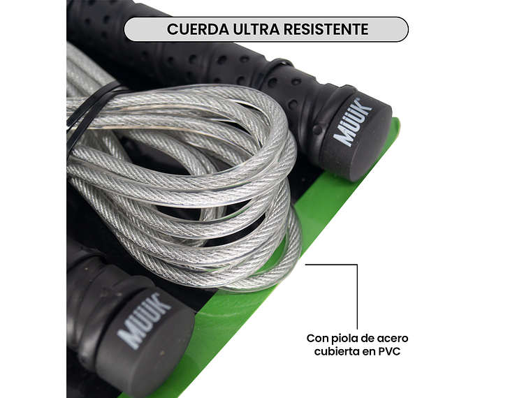 Cuerda De Salto Muuk Con Piola De Acero 2