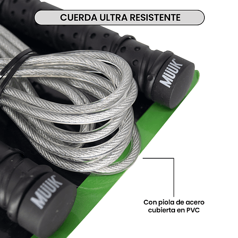 Cuerda De Salto Muuk Con Piola De Acero