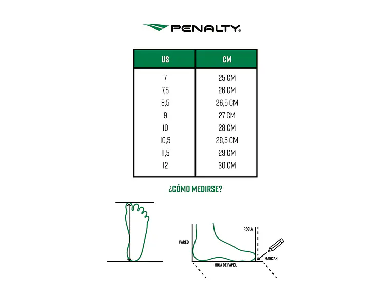 Zapato de Futbol Penalty Brasil 70 Neo Negro/Blanco 7
