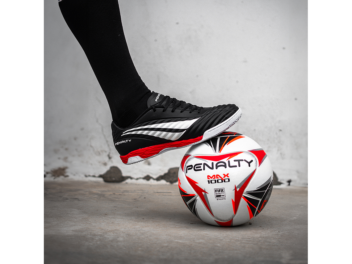 Zapato de Futsal Penalty Brasil 70 Neo Negro/Rojo 5