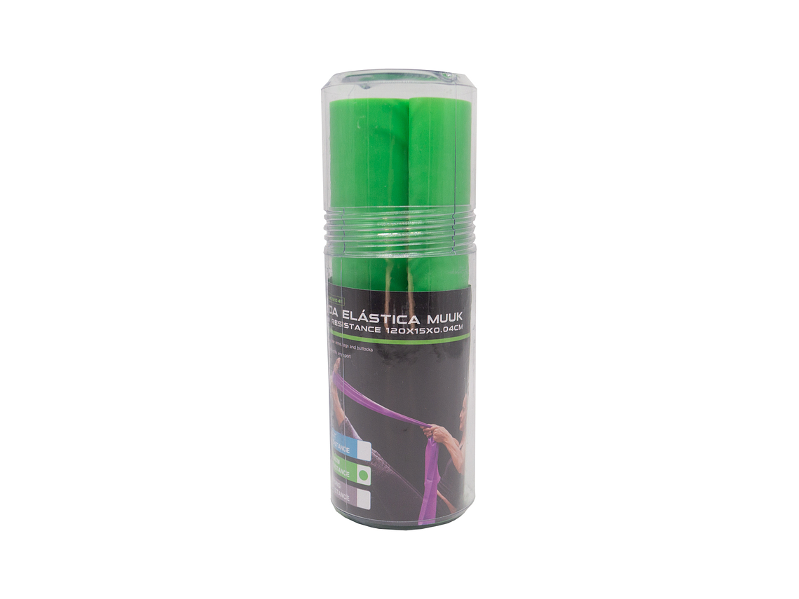 Banda Elastica Muuk Medium Resistance 120 x 15 x 0.04 Cm 2