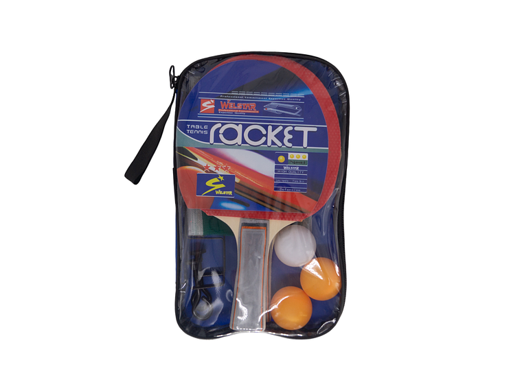 Set de Ping Pong Paletas + Pelotas + Red Welstar 1