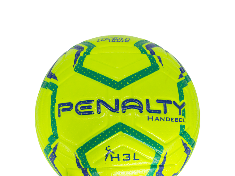 Balón de Handball Penalty Ultra Fusion H3L Verde/Amarillo 3