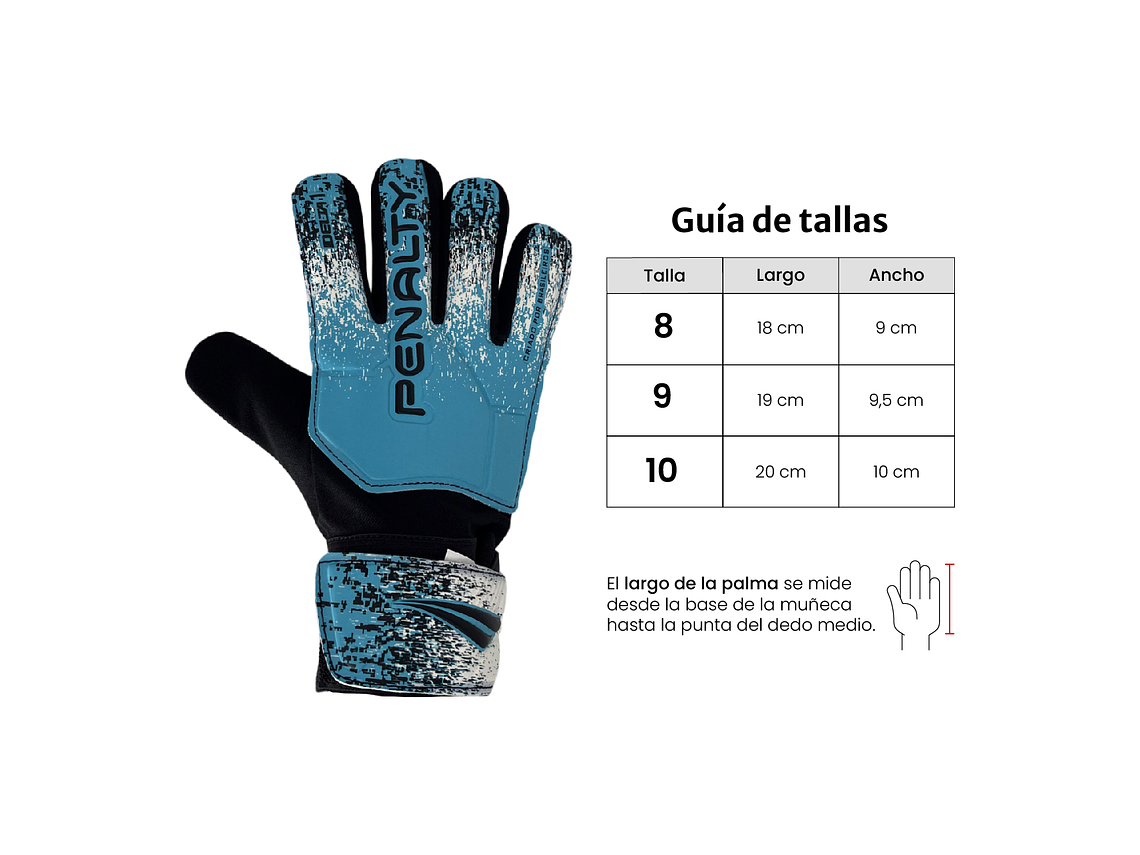 Guantes de Arquero Penalty Delta 1 XXIII Azul 3