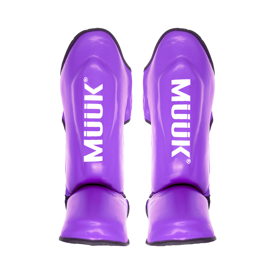 Canilleras con Empeinera Muuk Pro Kick Boxing y MMA (con Estuche)