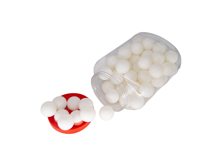 Gruesa de Ping Pong Welstar 60 Unidades Blanco 6