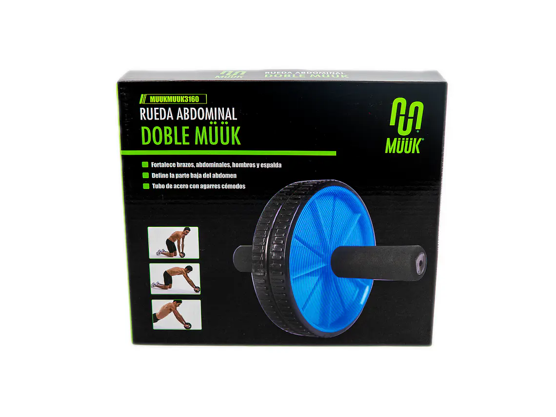 Rueda Abdominal Muuk Doble 3