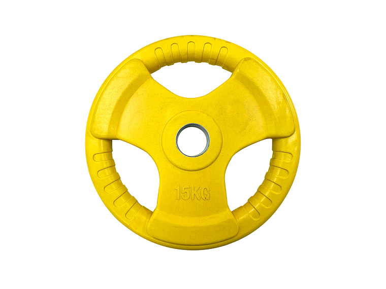 Disco Olimpico Con Aza Muuk 15 Kg 1