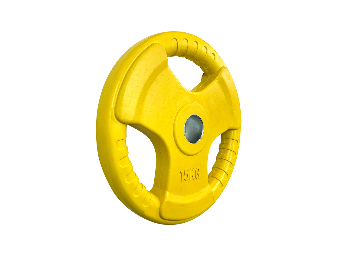 Disco Olimpico Con Aza Muuk 15 Kg 2