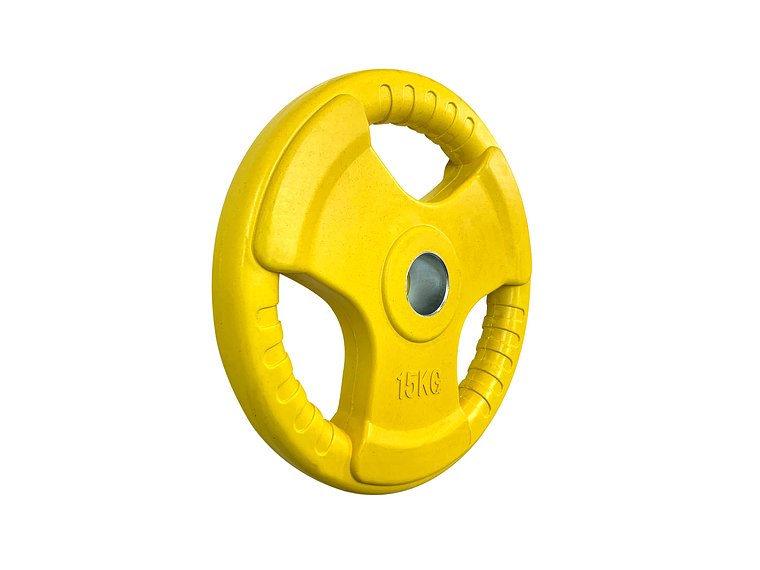 Disco Olimpico Con Aza Muuk 15 Kg 2