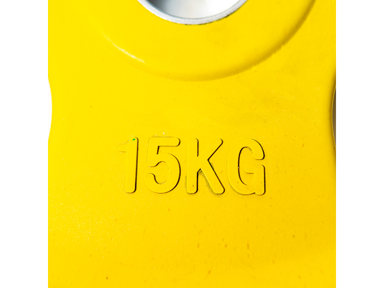 Disco Olimpico Con Aza Muuk 15 Kg 6