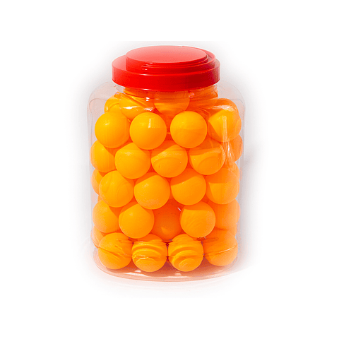 Gruesa de Ping Pong Welstar 60 Unidades Naranjo