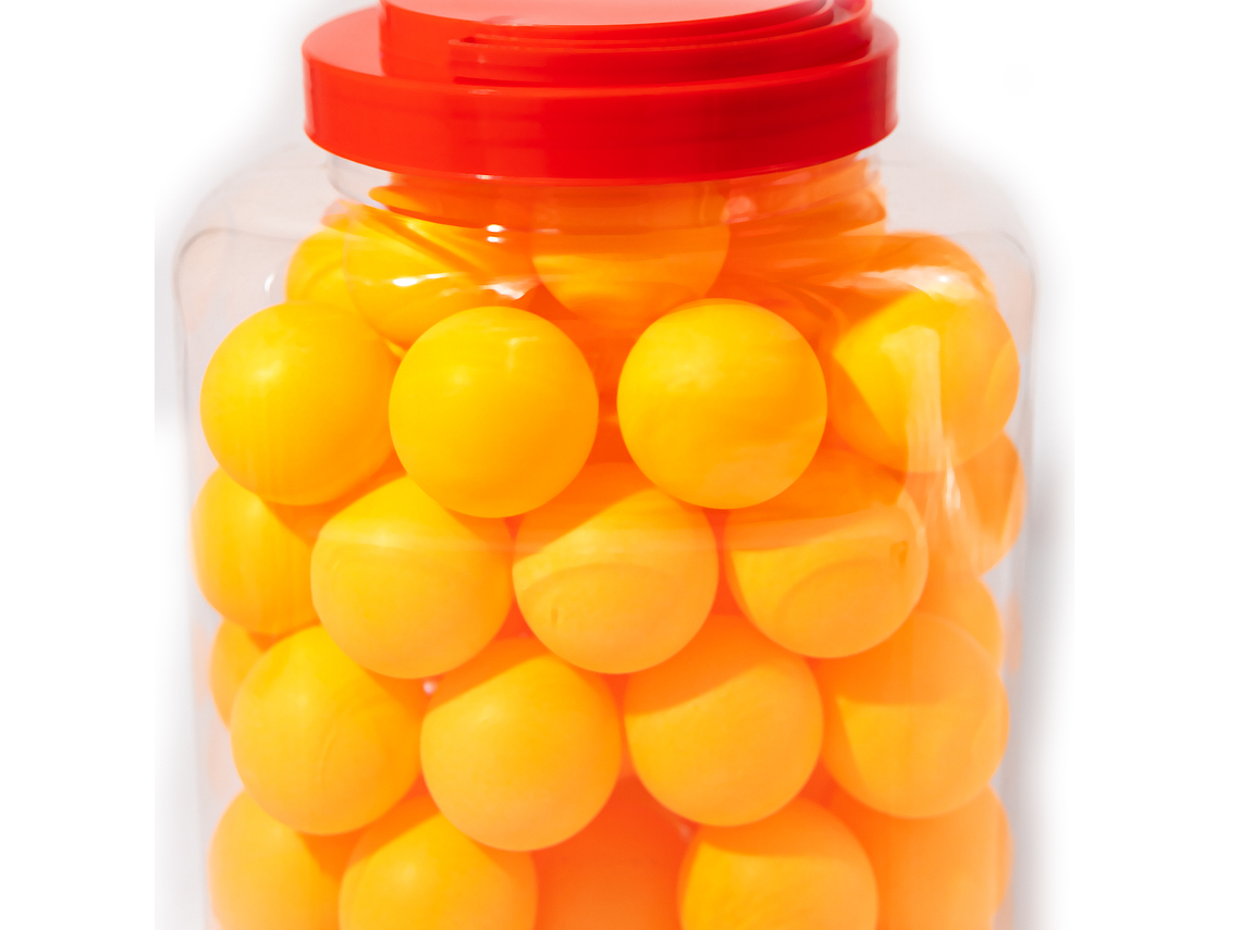 Gruesa de Ping Pong Welstar 60 Unidades Naranjo 3