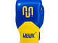 Guante de Box Muuk Cuero Eliminator Azul-Amarillo - Miniatura 4
