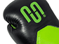 Guante de Box Muuk Cuero Eliminator Negro-Verde - Miniatura 2