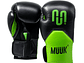 Guante de Box Muuk Cuero Eliminator Negro-Verde - Miniatura 1