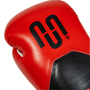 Guante de Box Muuk Cuero Eliminator Rojo-Negro