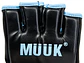 Guantilla MMA K.O Muuk Negro-Cyan - Miniatura 2
