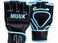 Guantilla MMA K.O Muuk Negro-Cyan - Miniatura 1