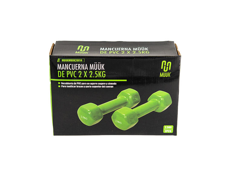 Mancuerna Muuk Pvc 2 X 2,5Kg 6