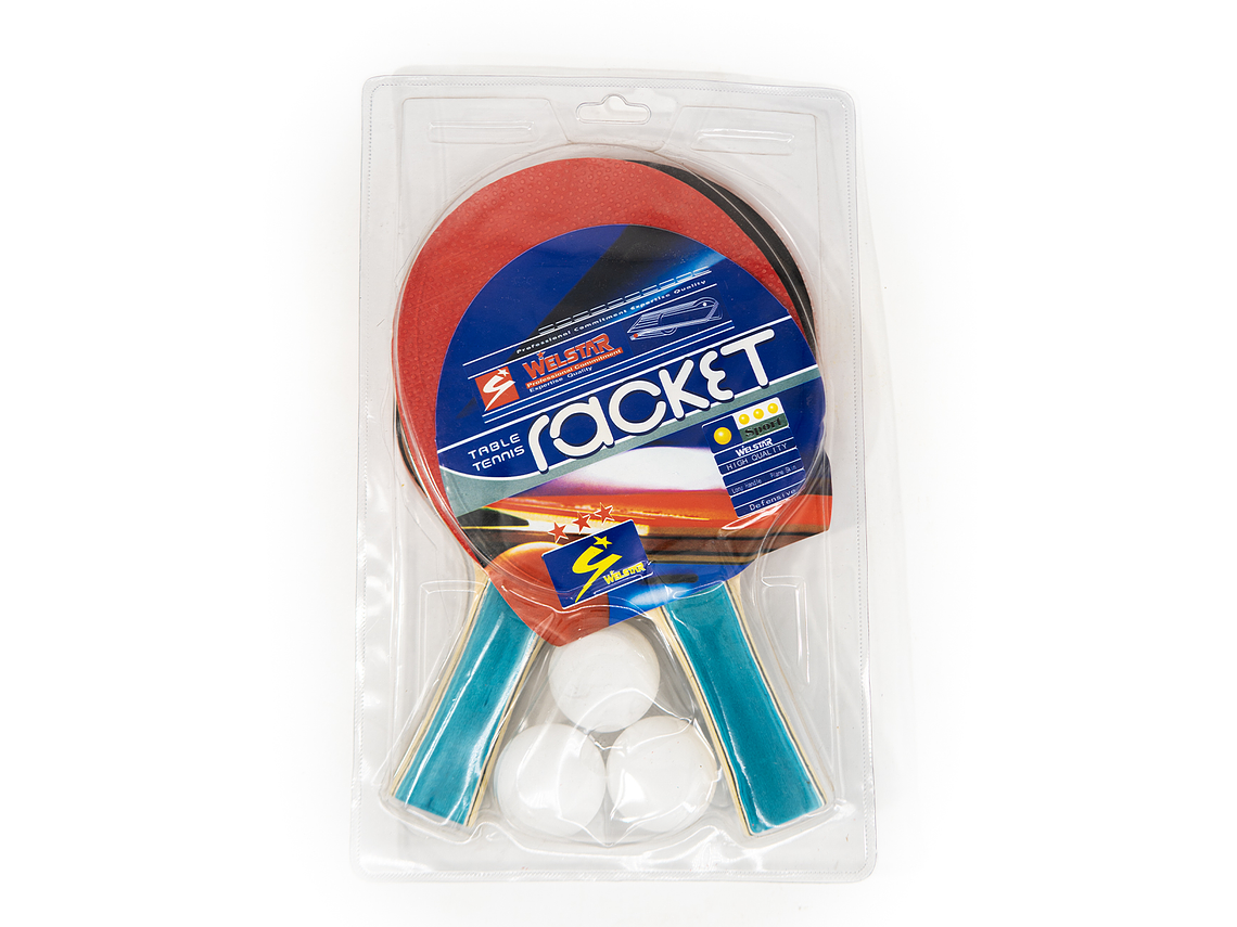Set de Ping Pong Paletas + Pelotas Welstar 2