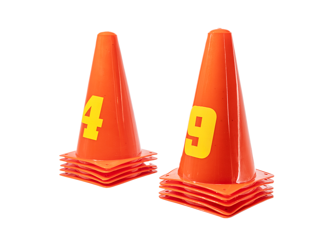 Set De Conos Muuk Numéricos 3