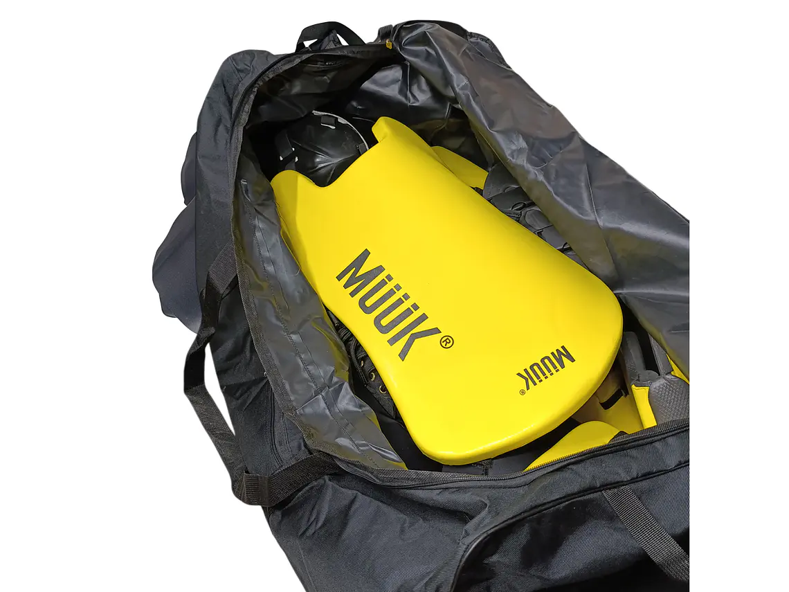 Set Traje de Arquero Hockey Césped + Casco & Bolso Junior Muuk 7