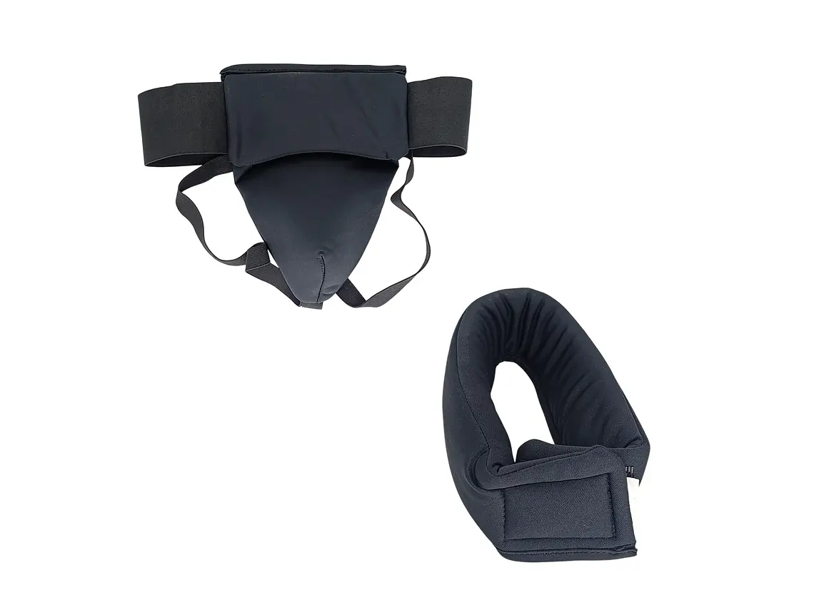 Set Traje de Arquero Hockey Césped + Casco & Bolso Junior Muuk 10