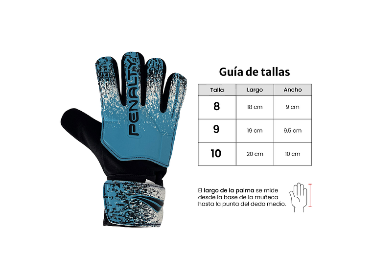 Guantes de Arquero Penalty Delta 1 XXIII Rojo 3