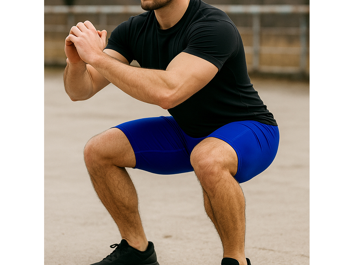 Calza Corta Penalty Flat Azul Rey 3