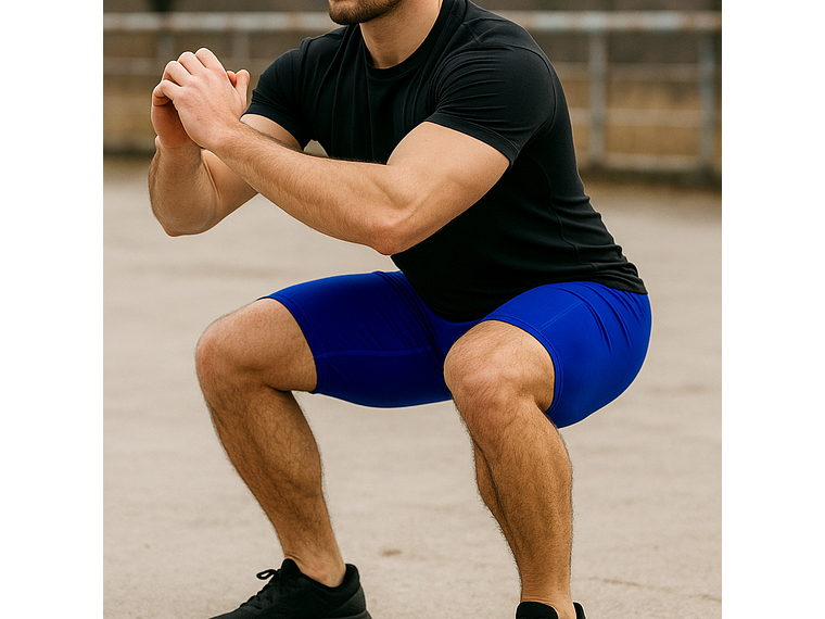 Calza Corta Penalty Flat Azul Rey 3