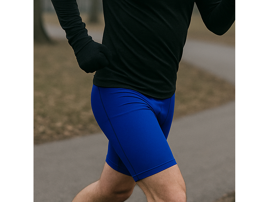 Calza Corta Penalty Flat Azul Rey 4