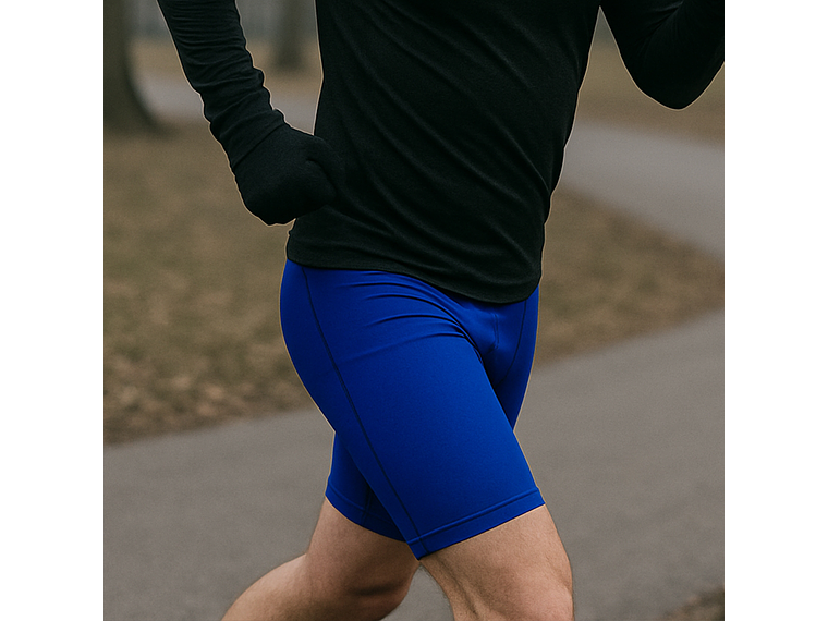 Calza Corta Penalty Flat Azul Rey 4