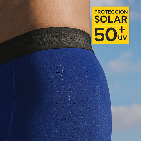 Calza Corta Penalty Flat Azul Rey