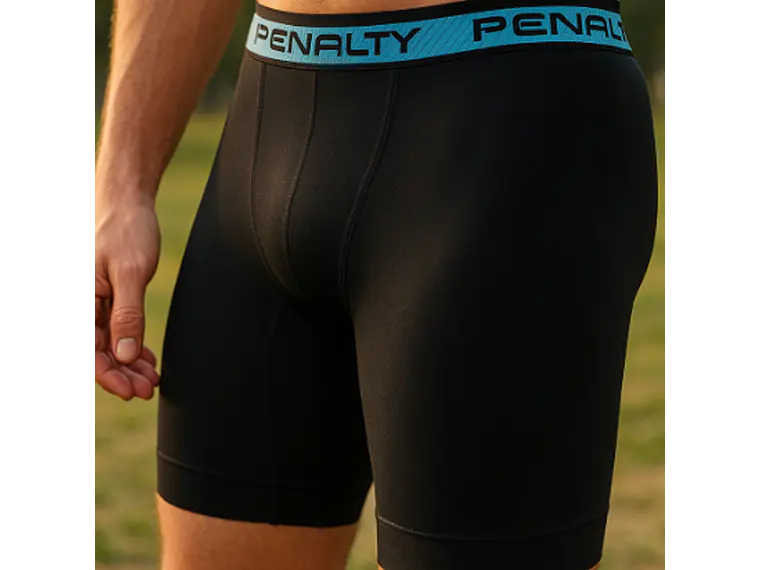 Bermuda Penalty Seamless VII Negro/Azul 2