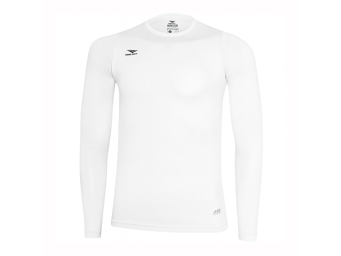 Polera Primera Capa Penalty Skin Termica Blanca 1