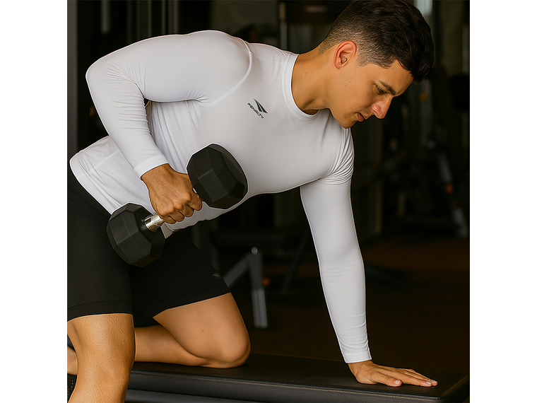 Polera Primera Capa Penalty Skin Termica Blanca 5