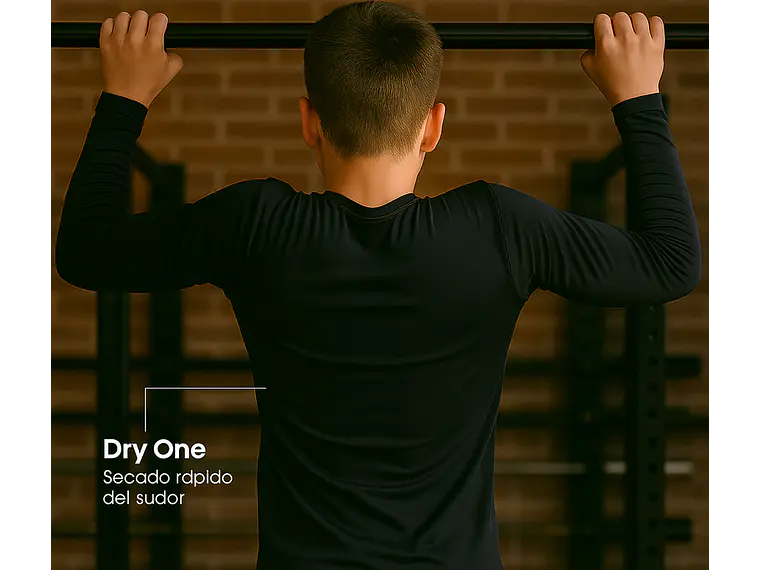 Primera Capa Skin Térmica ML 076 Negro Juvenil  3