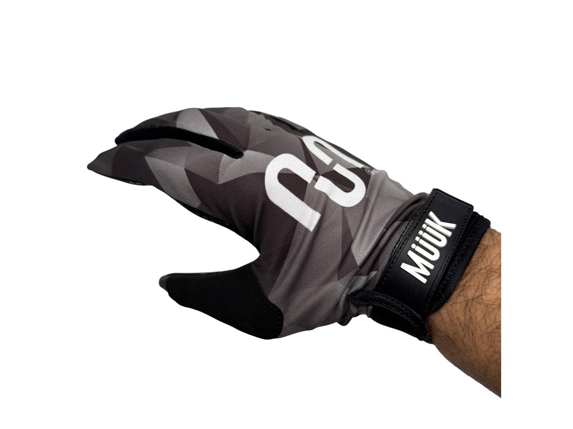 Guantes de Ciclismo Multisport Touch Negro/Gris 6