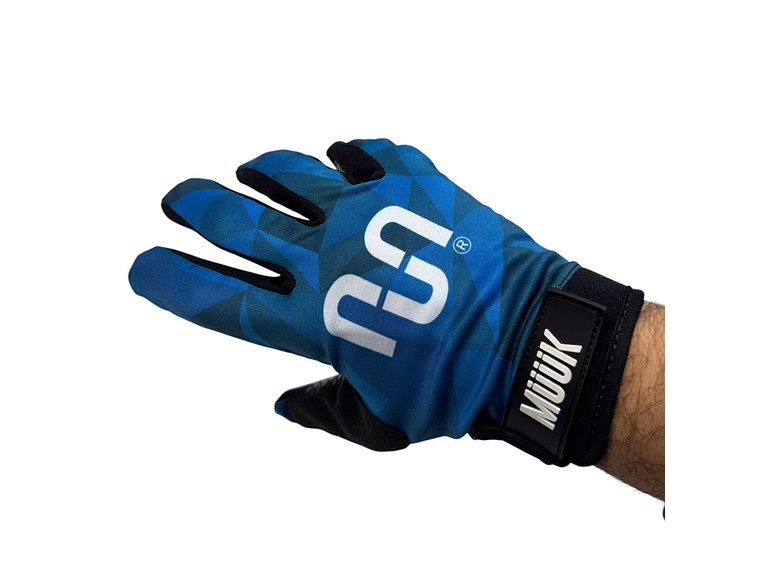 Guante de Ciclismo Multisport Touch Muuk Negro/Azul 3