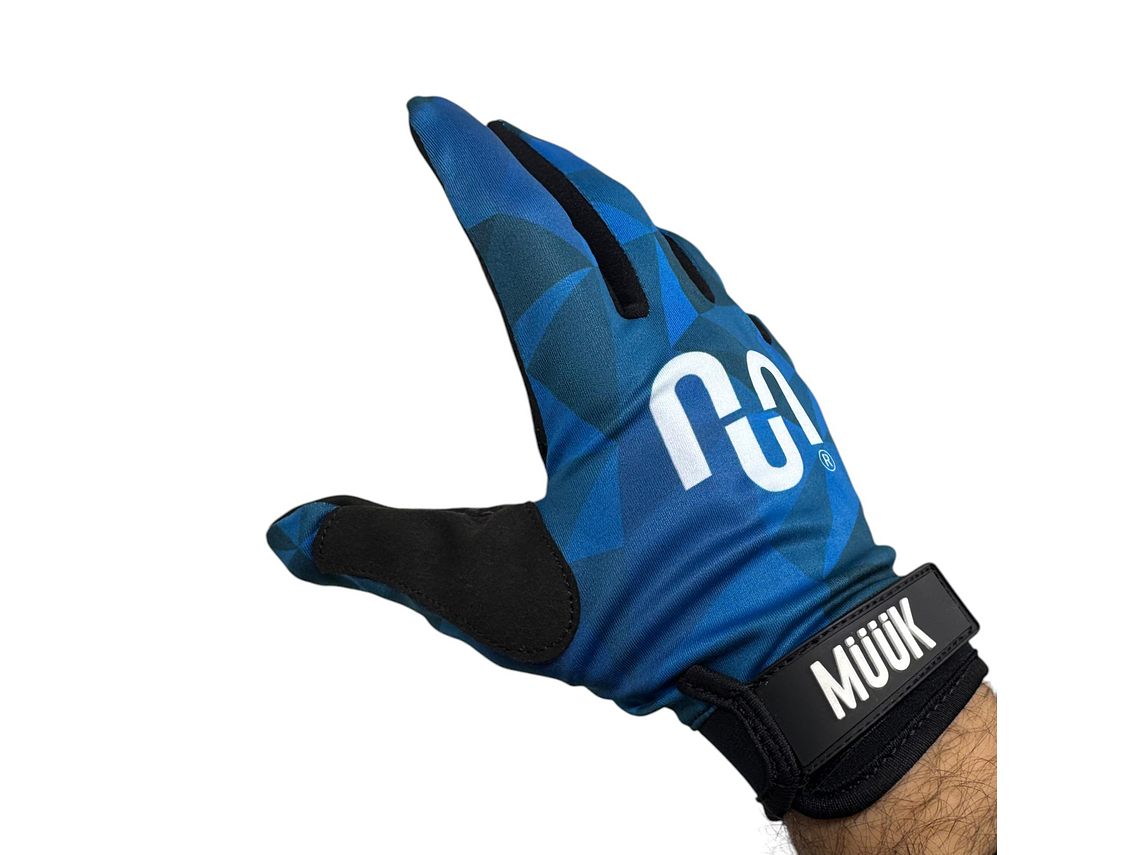 Guante de Ciclismo Multisport Touch Muuk Negro/Azul 5