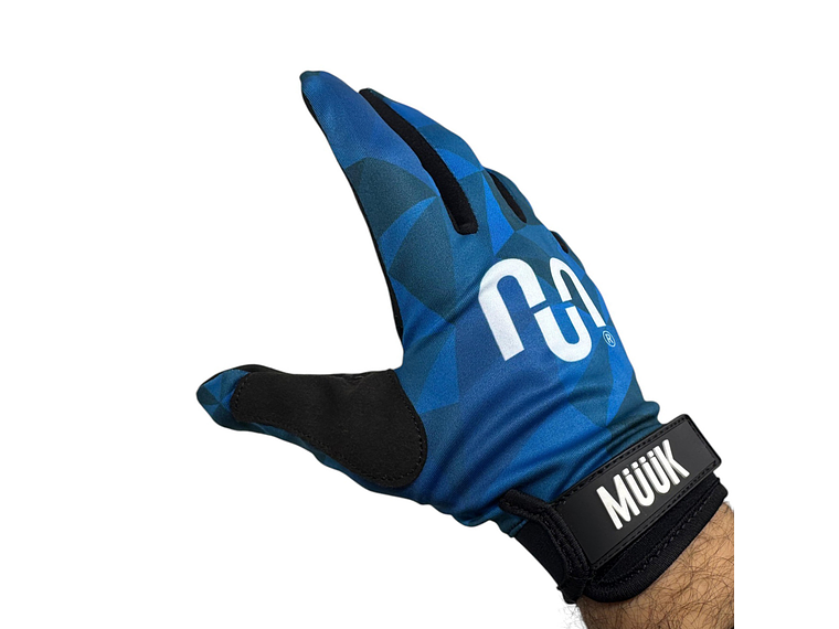 Guante de Ciclismo Multisport Touch Muuk Negro/Azul 5
