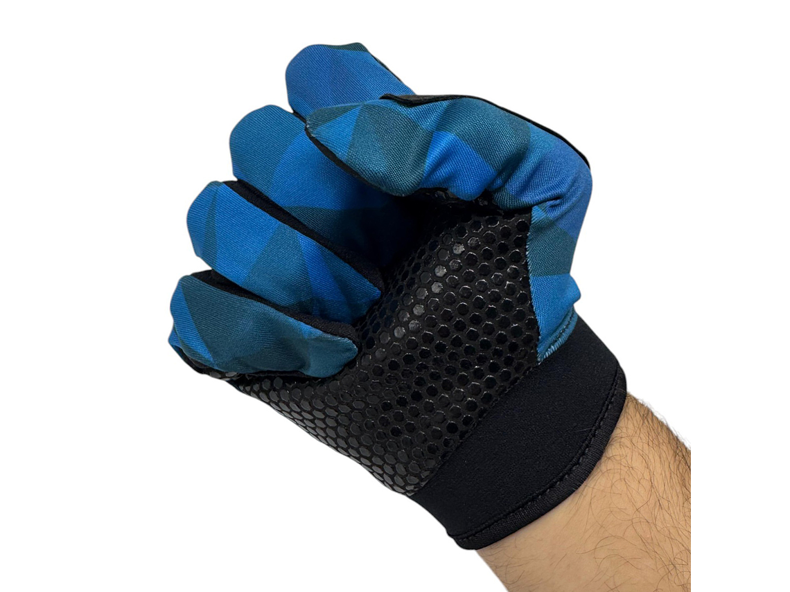 Guante de Ciclismo Multisport Touch Muuk Negro/Azul 4