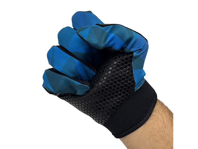 Guante de Ciclismo Multisport Touch Muuk Negro/Azul 4