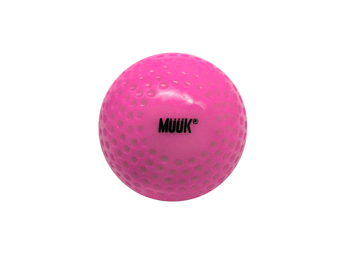 Pelota Hockey Cesped Muuk Dimple Rosada 1